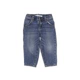 Joe's Jeans Jeans - Low Rise Straight Leg Denim: Blue Bottoms - Kids Girl's Size 2 - Dark Wash
