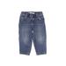 Joe's Jeans Jeans - Low Rise Straight Leg Denim: Blue Bottoms - Kids Girl's Size 2 - Dark Wash