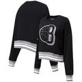 "Sweat à capuche Pro Standard Brooklyn Nets Mash Up pour femme, noir - Homme Taille: L"