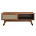 Soma Coffee Table by Modway Wood in Brown | 16 H x 43 W x 21.5 D in | Wayfair EEI-6041-WAL