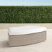 Pasadena Curved Ottoman in Dove Finish - Rain Dune, Standard - Frontgate