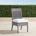 Set of 2 Graham Dining Side Chairs in Charcoal Finish. - Rain Resort Stripe Dove - Frontgate