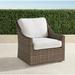 Ashby Lounge Chair with Cushions in Putty Finish - Salta Palm Cobalt - Frontgate