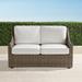 Ashby Loveseat with Cushions in Putty Finish - Rain Sailcloth Cobalt - Frontgate