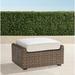 Ashby Ottoman with Cushion in Putty Finish - Rain Natural - Frontgate