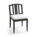 Set of 2 Trelon Dining Replacement Cushions - Rumor Snow with Logic Bone Piping, Dining Side Chair - Frontgate