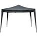 Northlight 10 x 10 Charcoal Gray Pop-Up Outdoor Canopy Gazebo