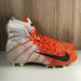 Nike Shoes | Nike Vapor Untouchable 3 Elite Flyknit Football Cleats Ao3006-118 Men’s Size 14 | Color: Orange/White | Size: 14