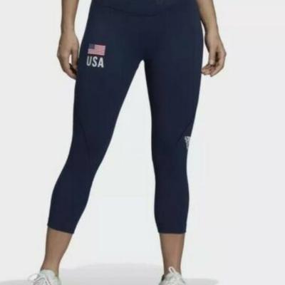 Adidas Pants & Jumpsuits | Adidas Womens United States Usa Volleyball Medium | Color: Blue | Size: Medium Mtall