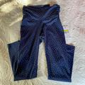 Nike Pants & Jumpsuits | Nike Yoga Leggings 7/8 Length Blue Polkadot Nwt Size S | Color: Blue/White | Size: S