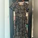 Lularoe Dresses | New With Tags Lularoe Amelia Dress | Color: Black | Size: Xs