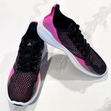 Adidas Shoes | Adidas Fluidflow 2.0 Black And Pink Running Sneaker Womens Sz 7.5 | Color: Black/Pink | Size: 7.5
