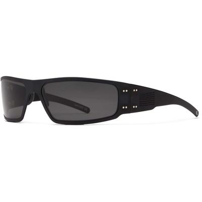 Gatorz Magnum Sunglasses Black Blackout Frame Smoke Polarized Lens GZ-01-043
