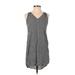 Old Navy Casual Dress - High/Low V Neck Sleeveless: Black Dresses - Women's Size X-Small