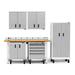 Gladiator GarageWorks 7-Piece White Garage Cabinet System