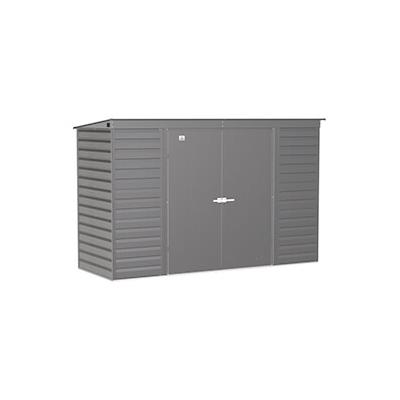 Arrow Sheds Select 10 x 4 ft. Storage Shed in Charcoal