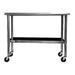 Trinity 48" NSF Stainless Steel Table with Wheels