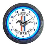 Neonetics 15-Inch Ford Mustang Neon Clock