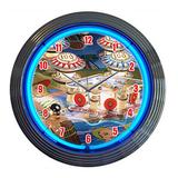 Neonetics 15-Inch Pinball Neon Clock