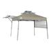Quik Shade Taupe 10' x 17' Straight Leg Canopy