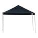 ShelterLogic 12x12 Straight Pop-up Canopy with Black Roller Bag (Black Cover)