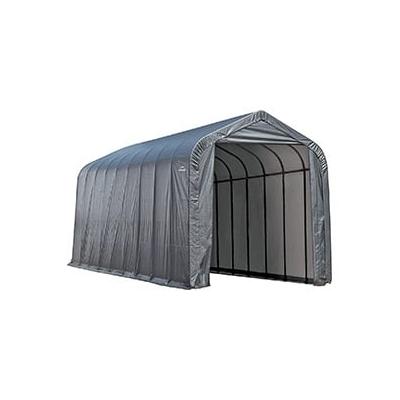 ShelterLogic 15x28x12 ShelterCoat Peak Style Shelter (Gray Cover)