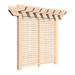 Creekvine Designs 3' x 8' Red Cedar Monterrey Pergola with Lattice