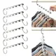 Crochet demi-toroïdal universel en fer inoxydable pour Cisco cintres métalliques pour vêtements
