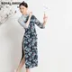 Qipao-Robes Cheongsam pour femmes Robe chinoise sexy Robe qipao chinoise Fente fine Robe