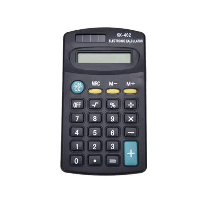 Calculatrice électronique standard avec grand écran LCD 8 chiffres batterie 62 utilisation pour