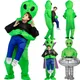 Costume gonflable vert ET Alien déguisement de Cosplay pour adultes déguisement d'halloween
