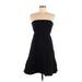 Gap Casual Dress - A-Line: Black Solid Dresses - Women's Size 6