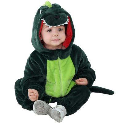 Dinosaurier-Kostüm für Kleinkinder, niedlicher Kapuzen-Einteiler, Tierkostüm, Halloween,