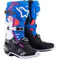 Alpinestars Tech 10 Supervented Motocross Stiefel, schwarz-weiss-blau, Größe 49 50