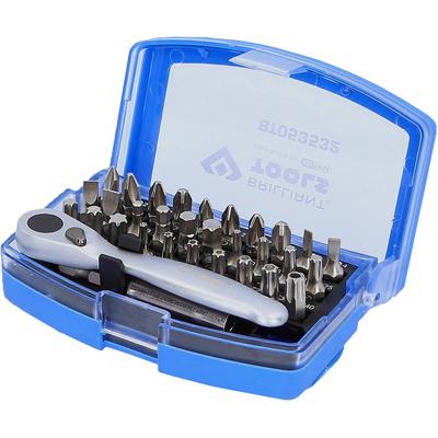 Brilliant Tools Bit-Satz mit Bit-Umschaltratsche, 32-tlg Schrauberbit-Satz BT053532 Image