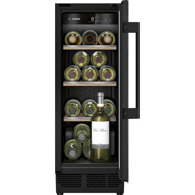 F (A bis G) BOSCH Weinkühlschrank "KUW20VHF0" Weinkühlschränke schwarz Kühlschränke