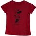 Disney Shirts & Tops | Disney Parks Minnie Mouse Polka Dot T-Shirt | Color: Black/Red | Size: Sg