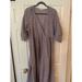 Madewell Dresses | Madewell Blue & Brown Floral V Neck Maxi Dress Extra Large | Color: Blue/Brown | Size: Xl