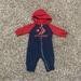 Converse One Pieces | Converse Baby Hooded Romper | Color: Blue/Red | Size: 3mb