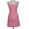 Lilly Pulitzer Dresses | Lilly Pulitzer Sleeveless Pink Lemon Floral Midi Dress, Size 0 Petite | Color: Pink | Size: 0p