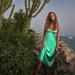 Zara Dresses | Iconic Green Satin Effect Dress | Color: Green | Size: S