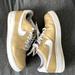 Nike Shoes | Mens Custom Af1s | Color: Gold | Size: 10