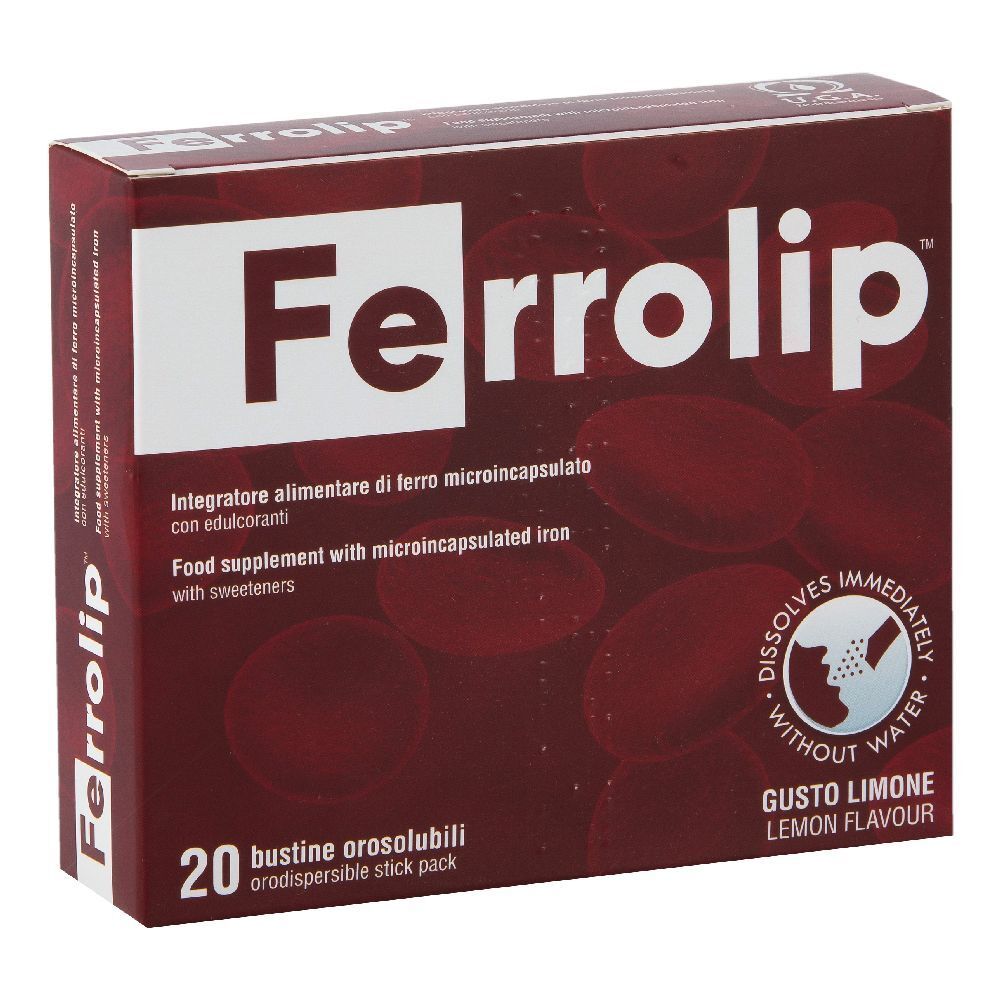 Ferrolip 20 Bustine Orosolubili Gusto Limone pz Bustina