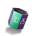 Ticktime Pro Pomodoro Timer, Productivity Cube Timer, Magnetic Flip Timer, Pause & Resume, Mute, Vibrate & Adjustable Sound Alert, for Task, Work, ADHD, Meeting, 3/5/10/15/25/30min & Custom Countdown