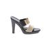 Donald J Pliner Mule/Clog: Gray Solid Shoes - Women's Size 7 - Open Toe
