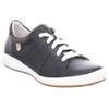 Sneaker JOSEF SEIBEL "CAREN 01", Damen, Gr. 40, schwarz, Nappaleder, sportlich, Schuhe, Freizeitschuh, Halbschuh, Schnürschuh mit gepolstertem Schaftrand