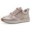 Keilsneaker TAMARIS, Damen, Gr. 39, rosa (rosé), Textil, Lederimitat, sportlich, Schuhe, Freizeitschuh, Halbschuh, Schnürschuh in schmaler Form, Topseller