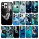 Coques de téléphone en silicone souple pour iPhone Animal Mparquet Ray Coque pour iPhone 15 14