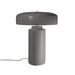 Justice Design Group Portable 12 Inch Table Lamp - CER-2525-GRY