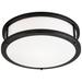 Access Lighting Conga 16 Inch 2 Light LED Flush Mount - 50080LEDDLP-MBL/OPL